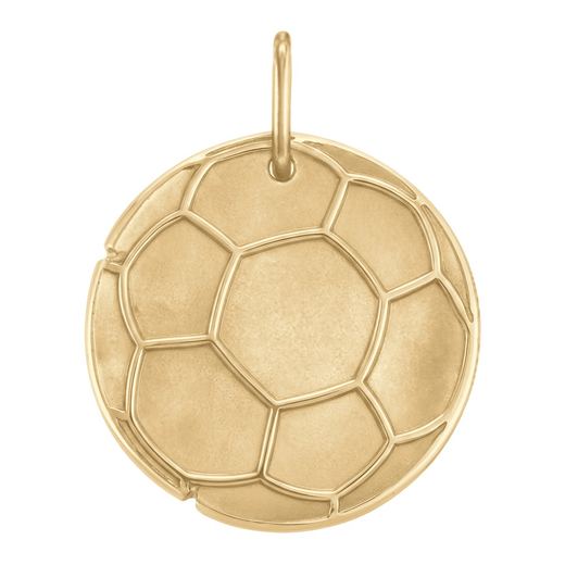 コインネックレス「サッカーボール」